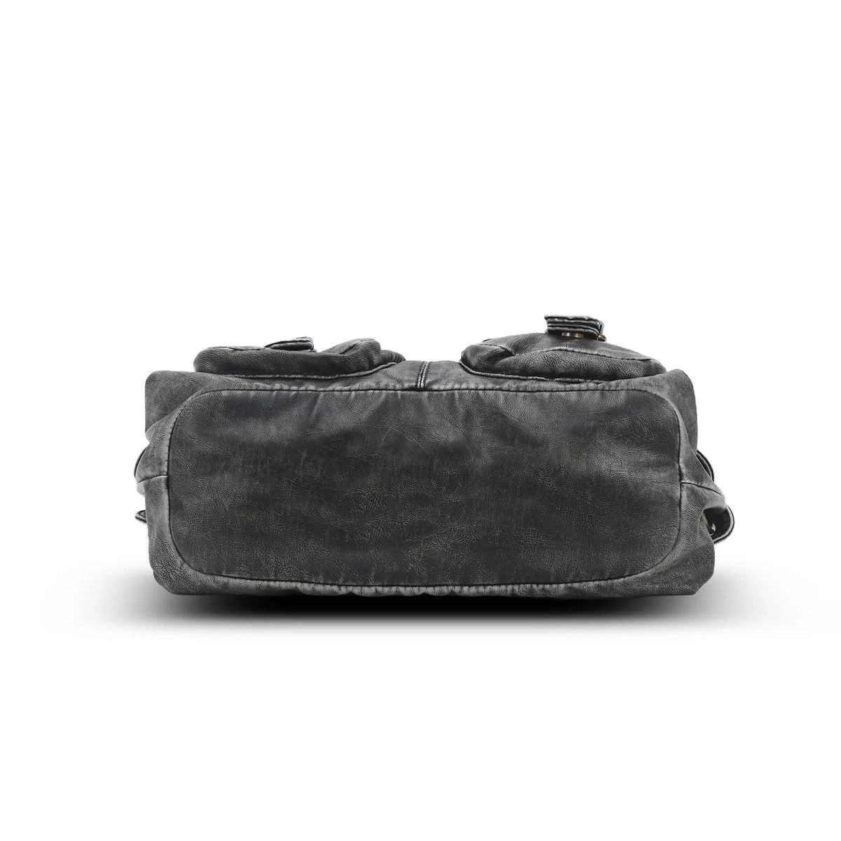 Utility Multi-Pocket PU Hobo Shoulder Bag
