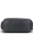 Retro Utility Multi-Pocket PU Leather Crossbody Bag