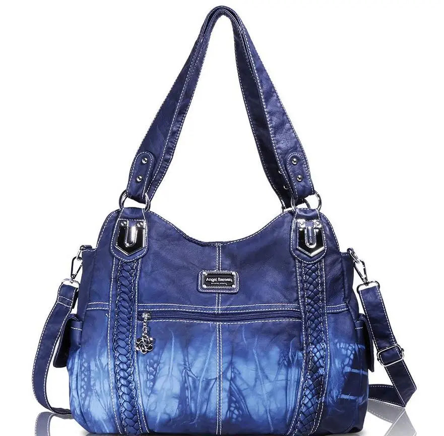 Tie-Dye Washed Finish Weekend Hobo Bag