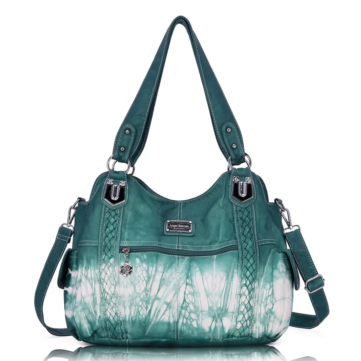 Tie-Dye Washed Finish Weekend Hobo Bag