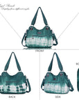 Tie-Dye Washed Finish Weekend Hobo Bag