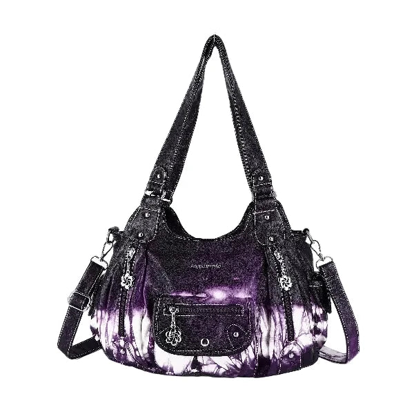 Vintage Spacious Crossbody Bag with Shoulder Carry