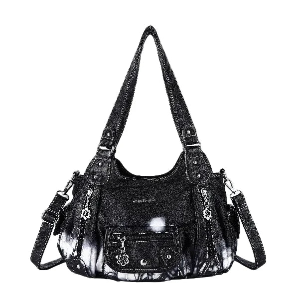 Vintage Spacious Crossbody Bag with Shoulder Carry