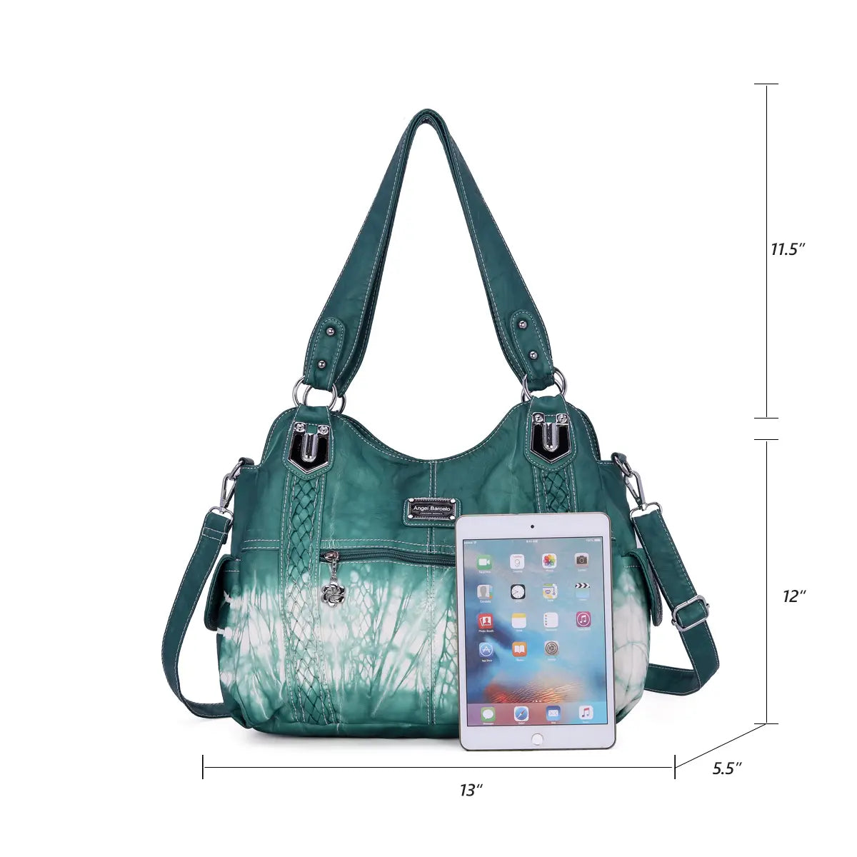 Tie-Dye Washed Finish Weekend Hobo Bag