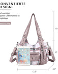 Vintage Spacious Crossbody Bag with Shoulder Carry