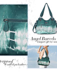 Tie-Dye Washed Finish Weekend Hobo Bag