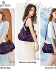 Tie-Dye Multi-Pocket Moto Shoulder Bag