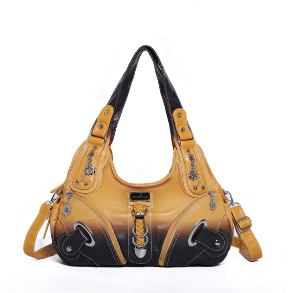 Tie-Dye Large-Capacity Hobo Shoulder Bag