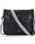 Boho Woven-Strap Tassel Shoulder & Crossbody Bag
