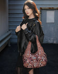Leopard Multi-Pocket Hobo Shoulder Bag
