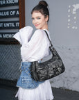 Multi-Pocket Underarm Shoulder Tote Bag