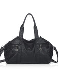 Large-Capacity Multi-Pocket Convertible Satchel Shoulder/Crossbody Bag