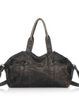 Large-Capacity Multi-Pocket Convertible Satchel Shoulder/Crossbody Bag
