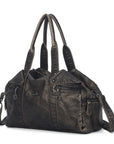 Large-Capacity Multi-Pocket Convertible Satchel Shoulder/Crossbody Bag