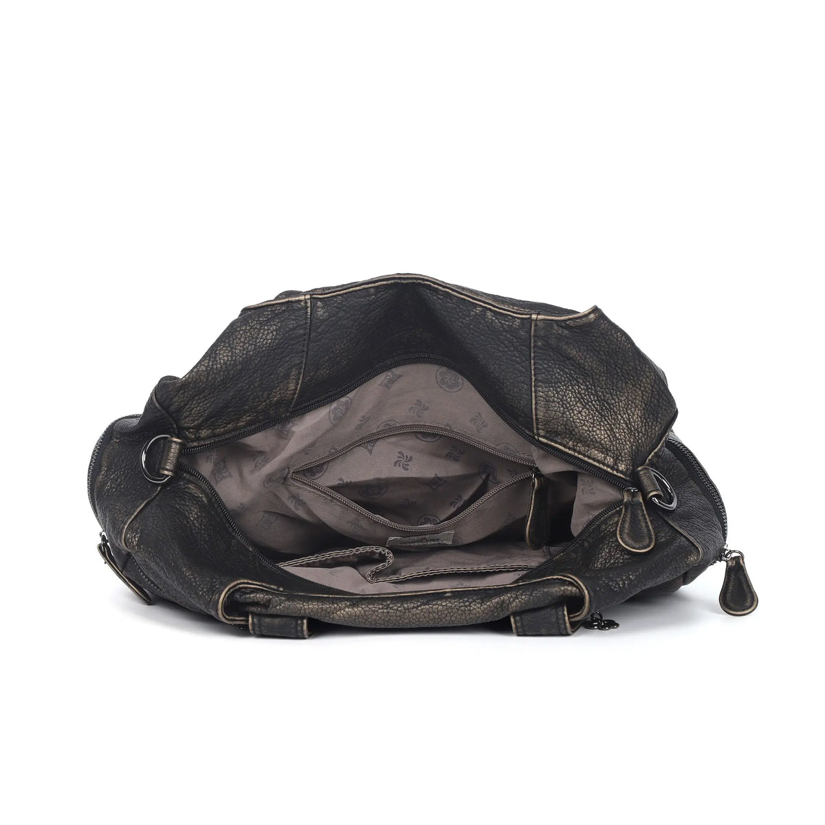 Large-Capacity Multi-Pocket Convertible Satchel Shoulder/Crossbody Bag