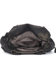 Large-Capacity Multi-Pocket Convertible Satchel Shoulder/Crossbody Bag