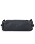 Wide-Strap Curved Hobo Shoulder Bag