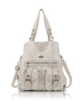 Utility Multi-Pocket PU Hobo Shoulder Bag
