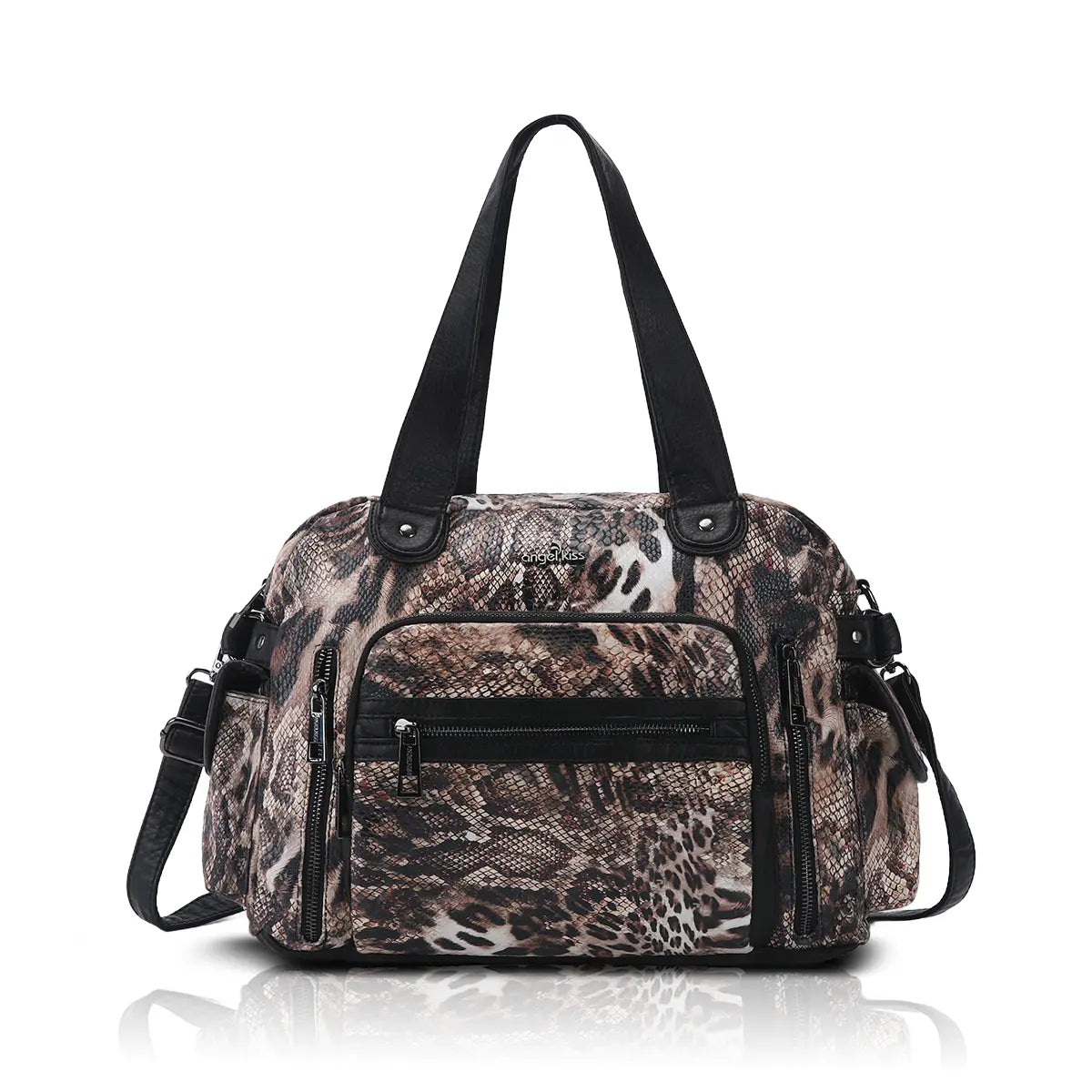 East-West Utility Shoulder Tote Bag with Adjustable Strap