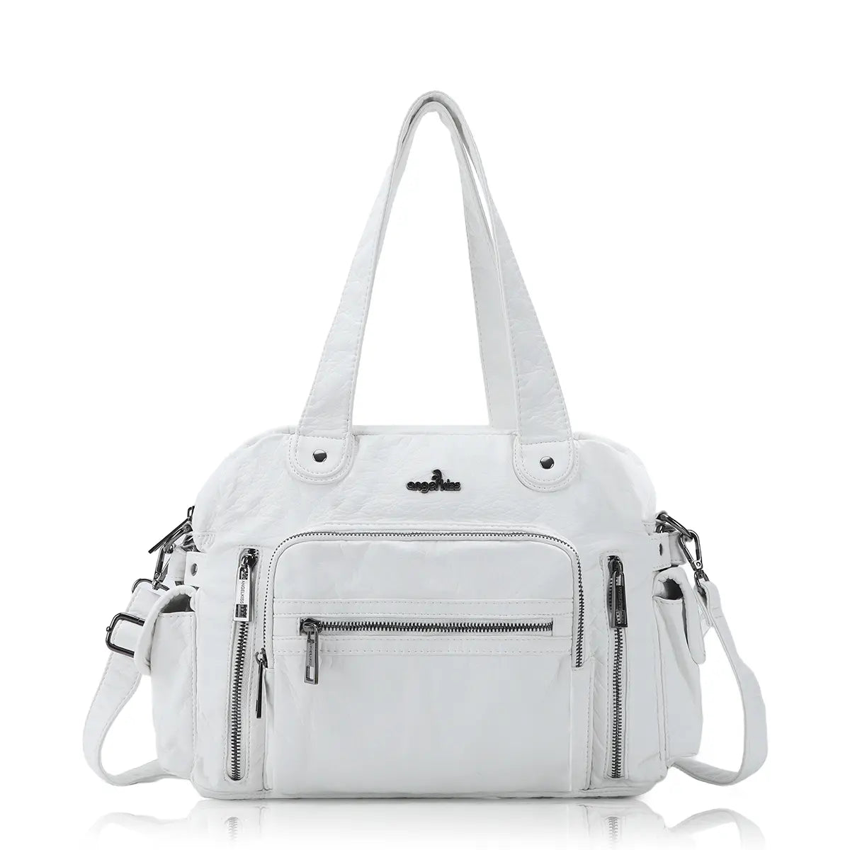 East-West Utility Shoulder Tote Bag with Adjustable Strap