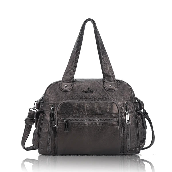 East-West Utility Shoulder Tote Bag with Adjustable Strap