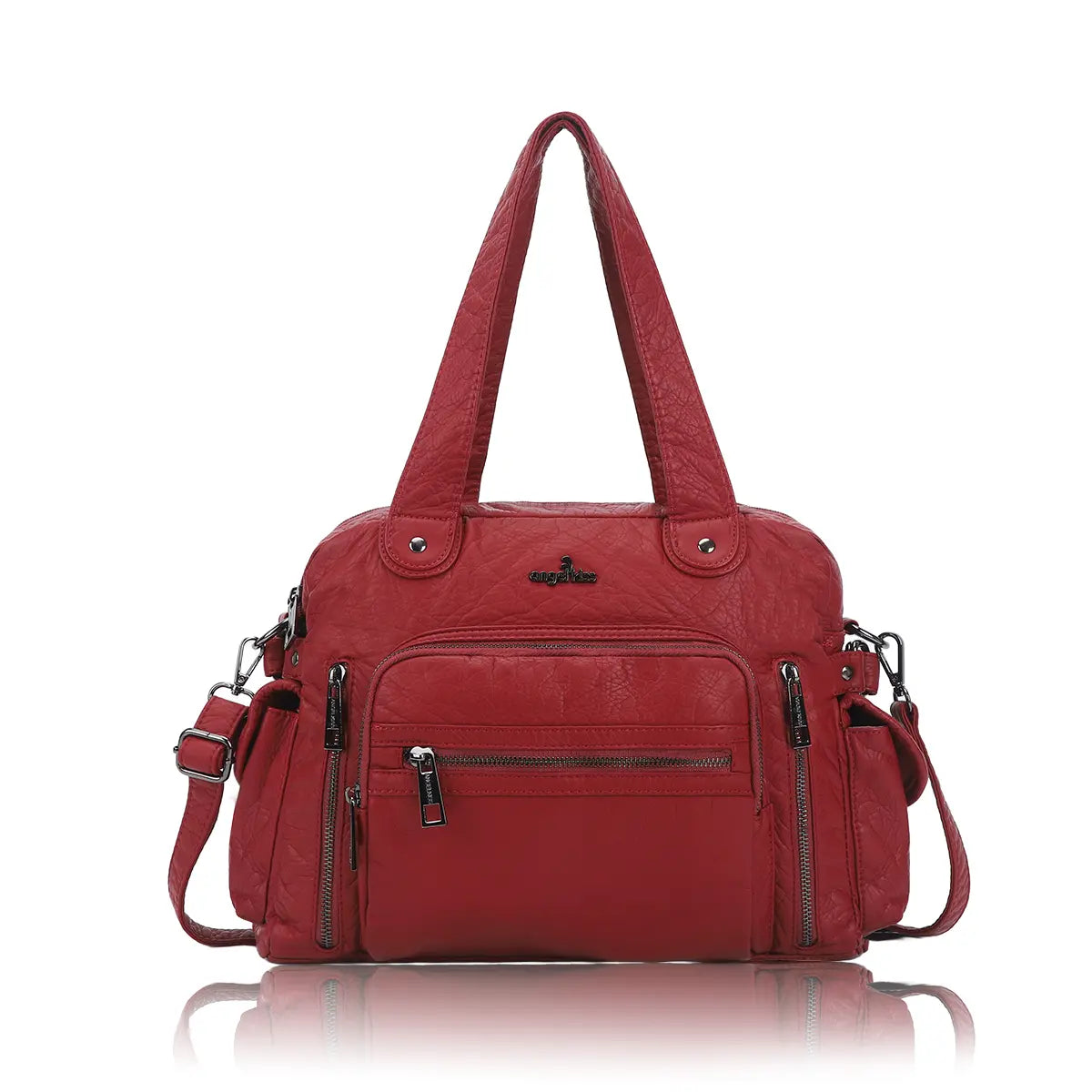 East-West Utility Shoulder Tote Bag with Adjustable Strap
