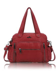 East-West Utility Shoulder Tote Bag with Adjustable Strap