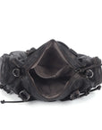 Moto Lace-Up Convertible Shoulder Tote Bag