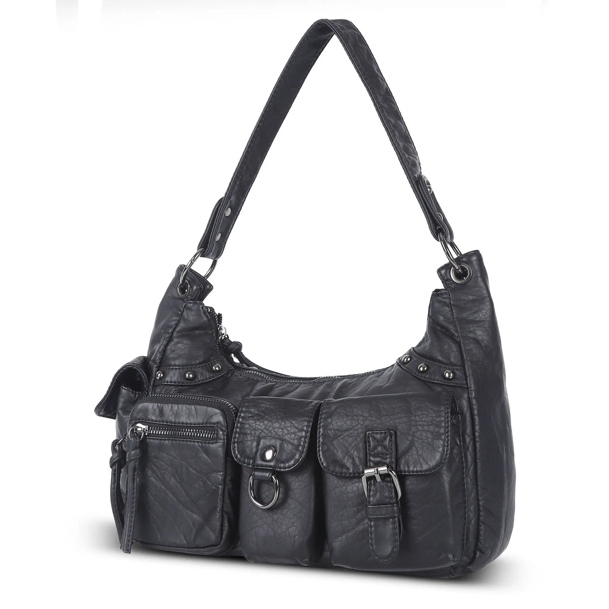 Multi-Pocket Underarm Shoulder Tote Bag