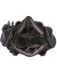 Washed Multi-Pocket Mini Bowling Bag