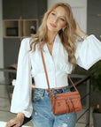 Lightweight Multi-Pocket Mini Shoulder Bag