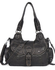 Women's retro fashion multi-compartment large capacity hobo bag | angel kiss bag-Angelkiss Bag