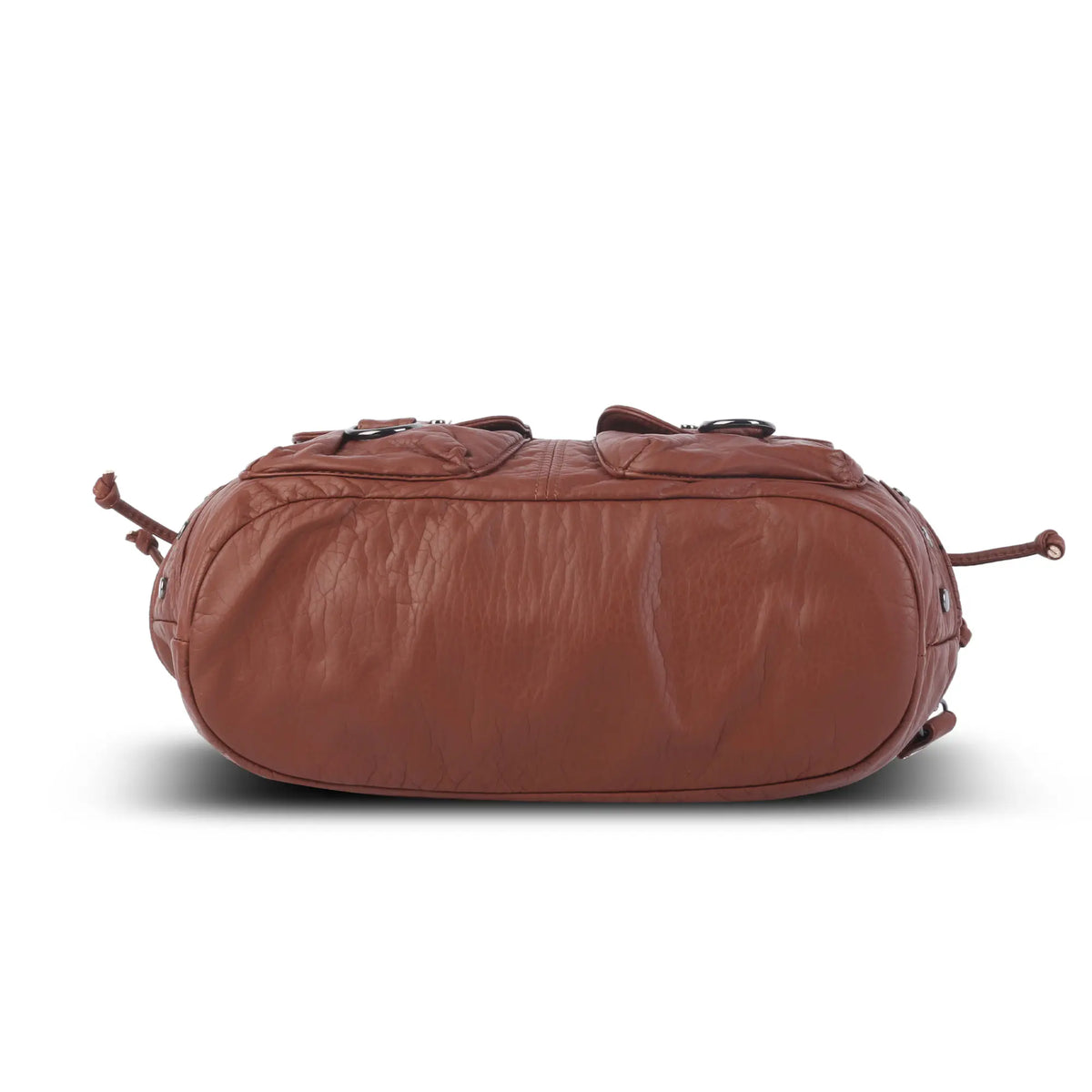 Vintage Wide-Strap Hobo Shoulder Bag