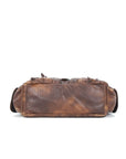 Shoulder Bag – Vintage Multi-Pocket Studded Moto Style