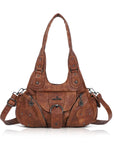 Vintage Multi-Pocket Hobo Bag for Women