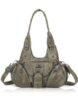 Vintage Multi-Pocket Hobo Bag for Women