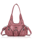 Vintage Multi-Pocket Hobo Bag for Women