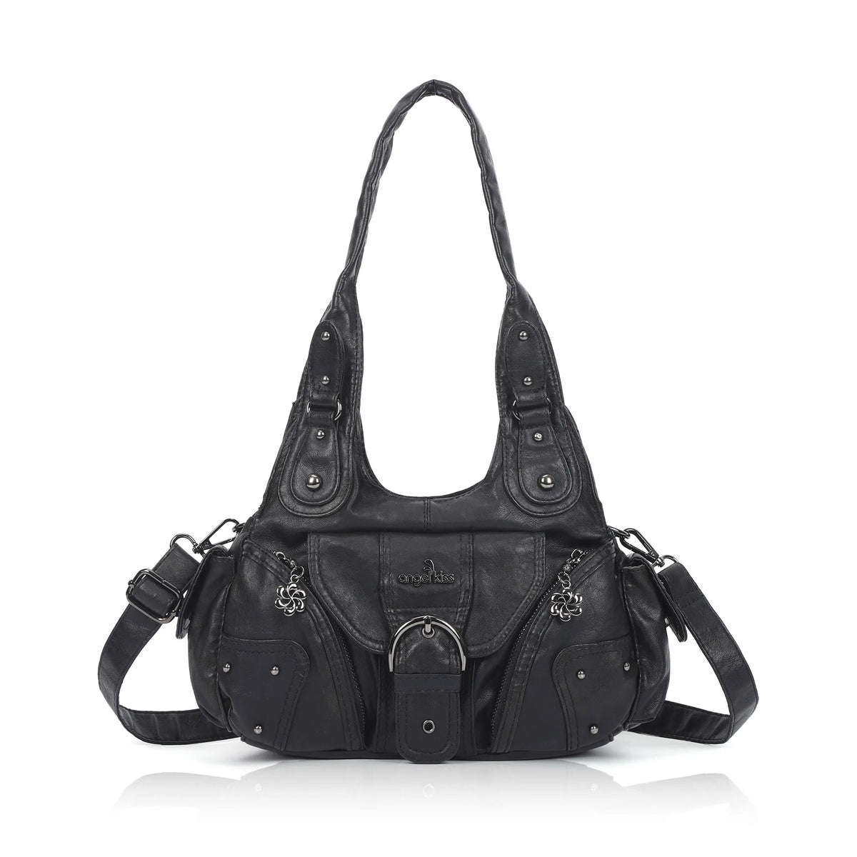 Vintage Multi-Pocket Hobo Bag for Women
