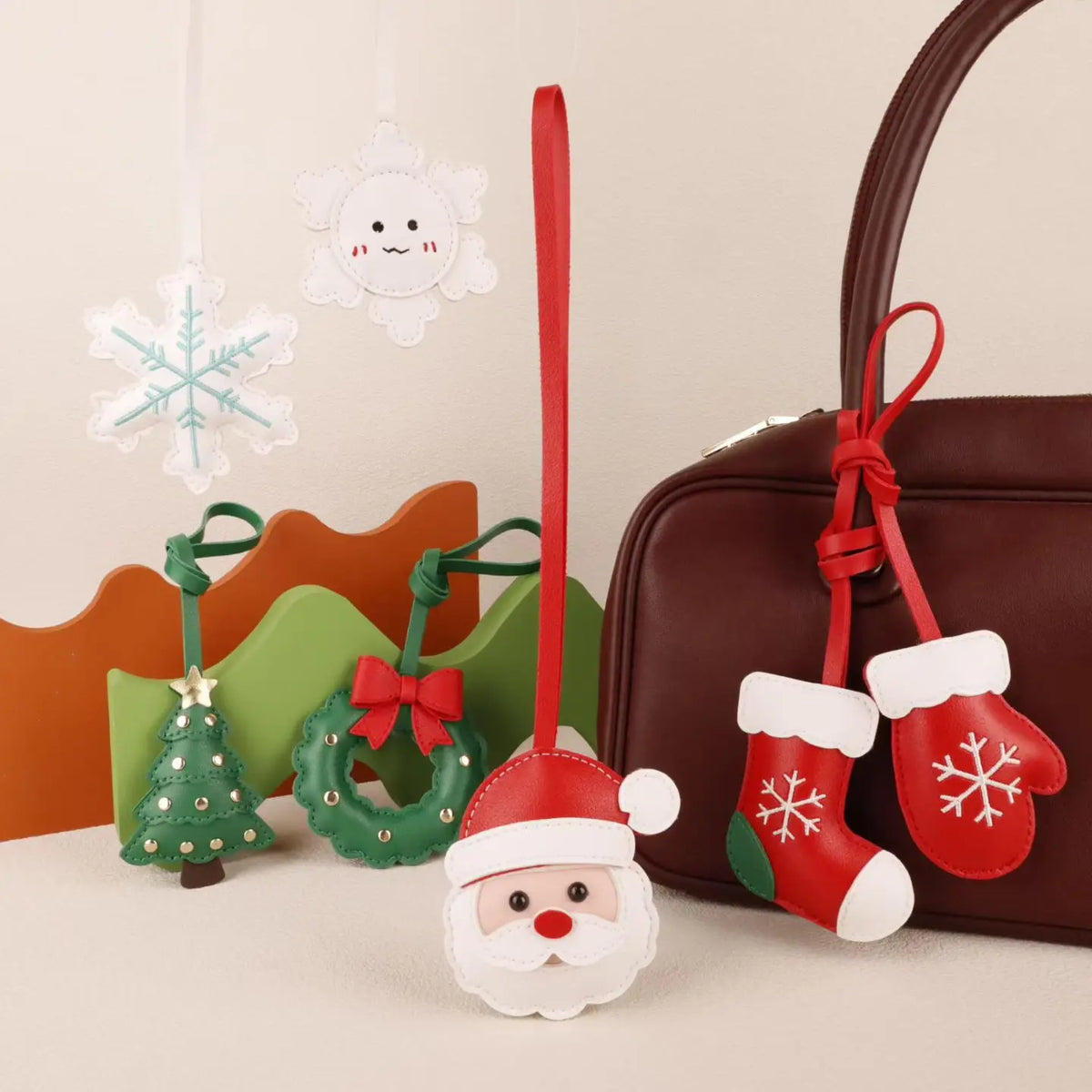 Christmas Bag Charms – Snowflakes, Gingerbread &amp; Festive Details