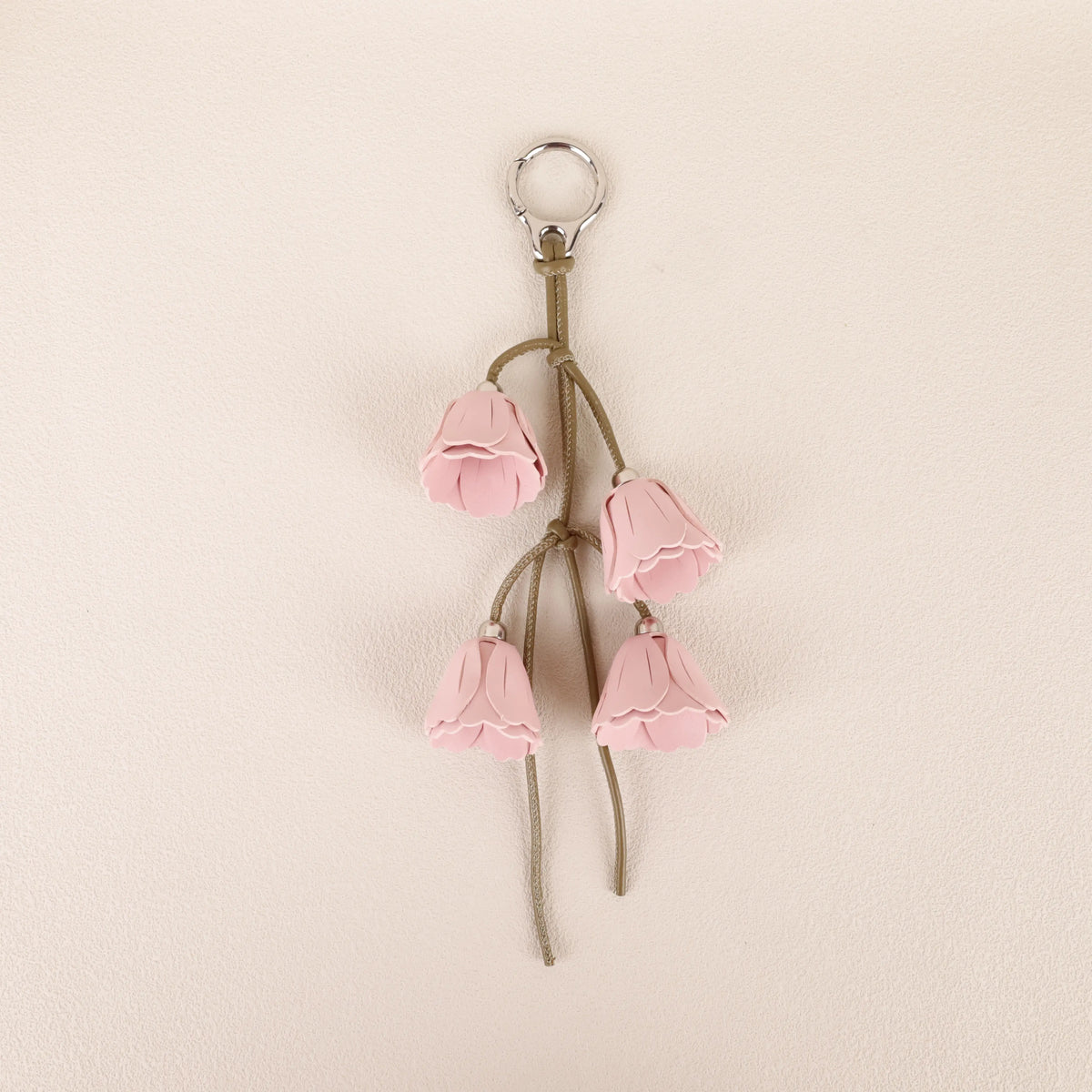 Sculptural Flower Bag Charm for a Colourful Finishing Touch