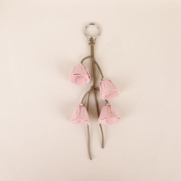 Sculptural Flower Bag Charm for a Colourful Finishing Touch