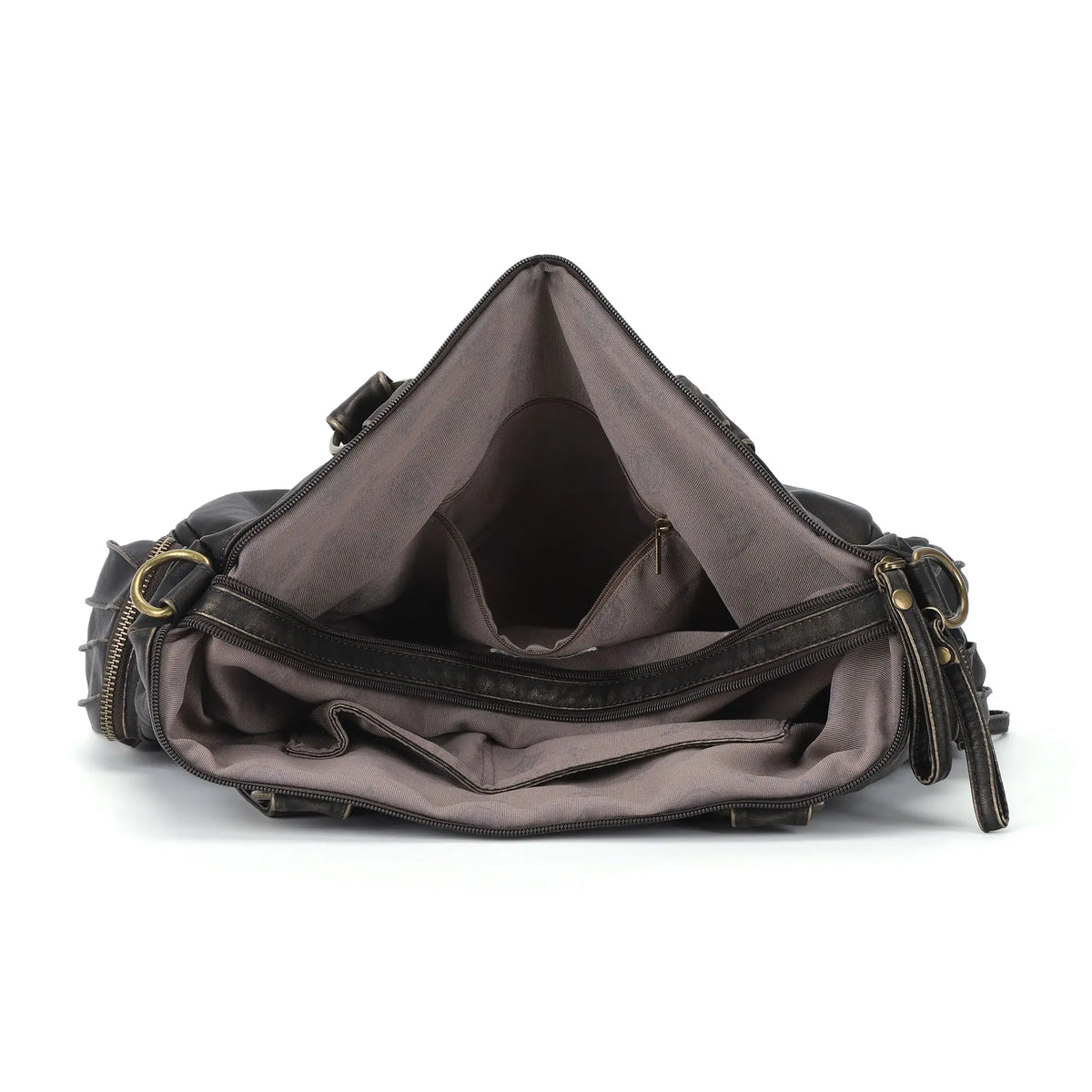 Large Multi-Pocket Shoulder Bag for Campus &amp; Office